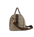 Medium Savoy Duffle Bag, &pound;595, Handbags, Beige/Brown, Canvas, Bottom view